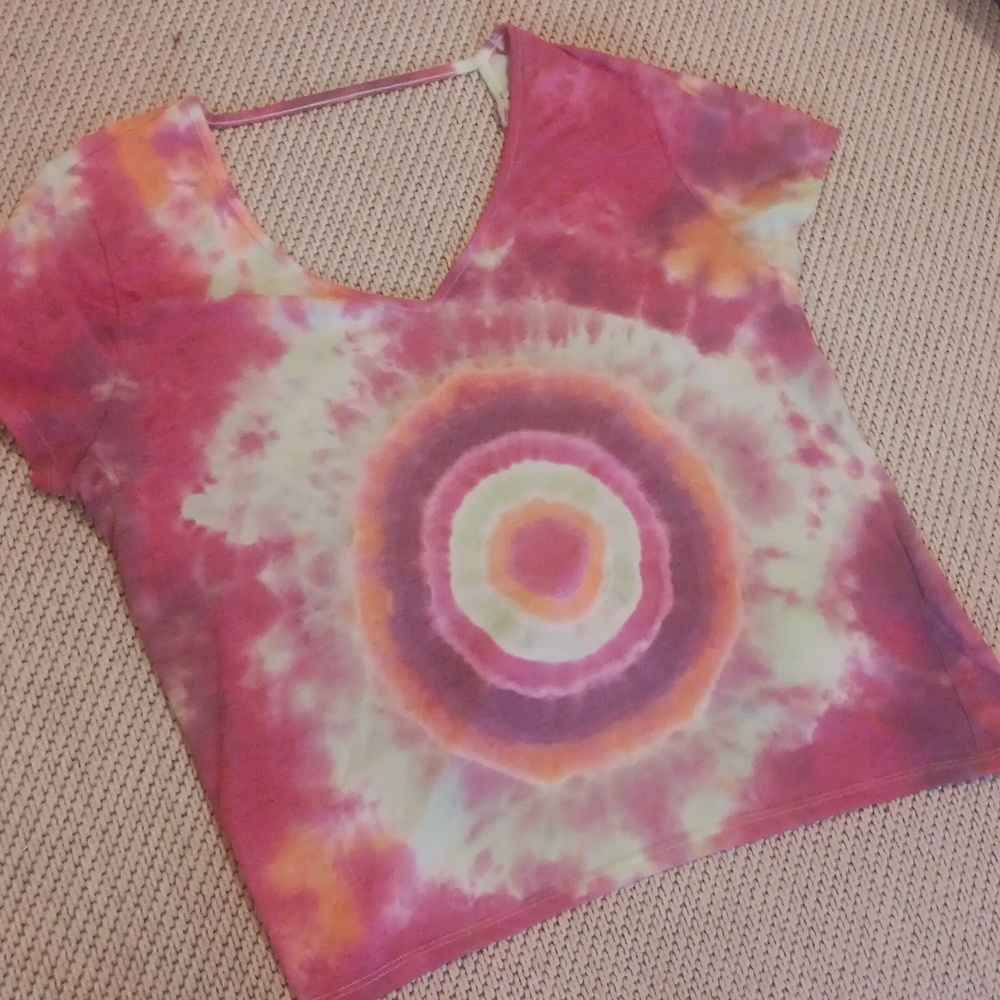 Open Back tie dye top